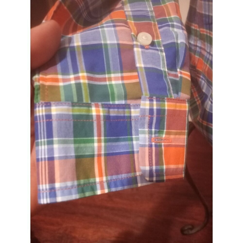 NWT Ralph Lauren Shirt Boys Youth XL 18-20 Orange Green Performance SS Pony - Picture 7 of 13